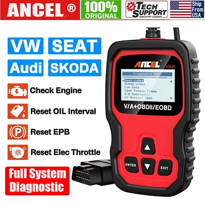 ANCEL VD500 OBD2 Scanner Code Reader Car Diagnostic Tool For Volkswagen VW Audi • $44.99