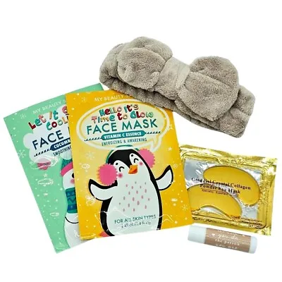 Beauty Bliss Stocking Stuffer Set Self Care Moisturize Rejuvenate Christmas Gift • £17.34