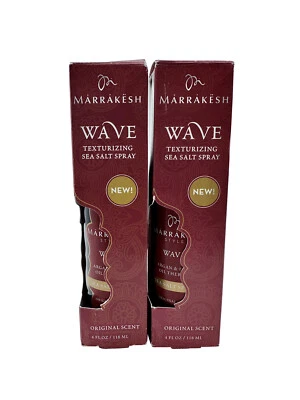 $14 • Buy Marrakesh Wave Texturizing Sea Salt Spray Original Scent 4 OZ Set Of 2