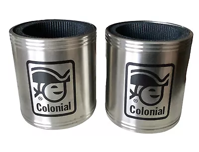 Colonial Brand Koozie Cold Drink Metal Insulated Cup Holder • $38