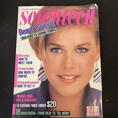 Seventeen Magazine June 1984 Michael Paré Beth Rogers John Stamos U Box • $25