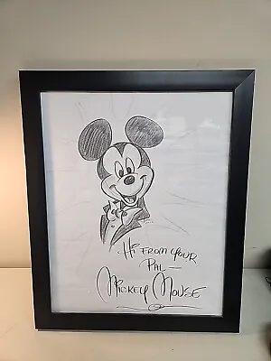 Signed Stacia Martin Mickey Mouse Sketch • $45