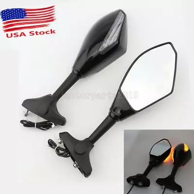 $39.98 • Buy Black Motorcycle Mirrors For Kawasaki Ninja EX250 300 EX500 EX650 Ninja 636