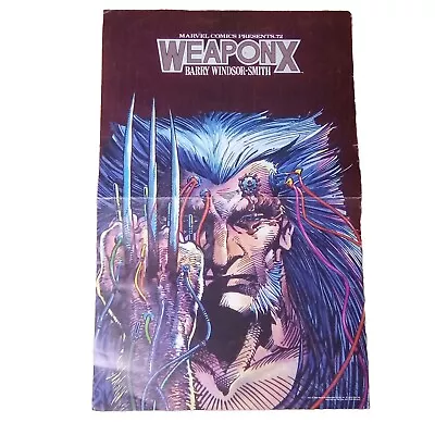 Marvel Comics Weapon X Wolverine Promo Poster Barry Windsor-Smith Original • $13.95