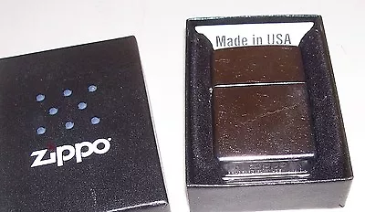 Unused Zippo Flat Chrome Cigarette Tobacco Lighter Survival Camp Camping Biker • $18.95