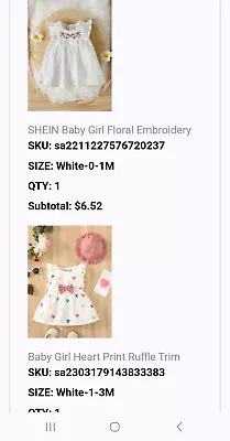 Lot Of 5 Infant Girls Dresses Size 0-1 Month(premie/newborn) • $40