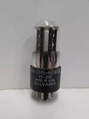 Jan Sylvania Vt-231 Military 6sn7gt Vacuum Tube • $83