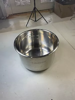 Instant Pot 6 Quart Qt Stainless Steel Inner Cooking Liner AE18395 Pre-Owned • $20