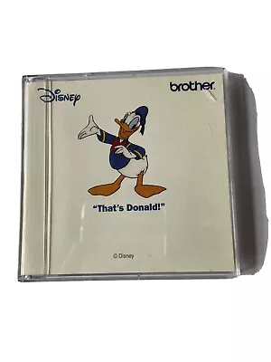 Brothet Embroidery Machine Disney Card That’s Donald COLOUR CODE SHEET • £60