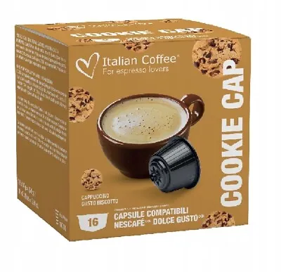 Dolce Gusto ITALIAN COFFEE Cookie Cap Coffee Pods 1 Box SHIPS FREE • $16.99