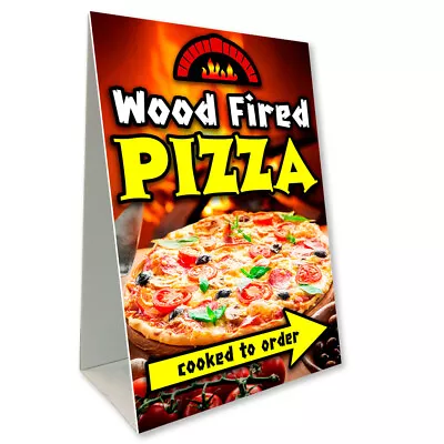 Wood Fired Pizza Economy A-Frame Sign • $39.99