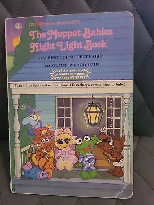 Jim Henson Presents The Muppet Babies Night Light Book Hardcover Miss Piggy RARE • $14.95