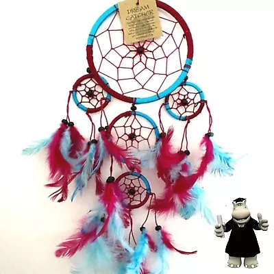 £6.99 • Buy Claret & Blue Football West Ham Aston Villa Burnley Dream Catcher