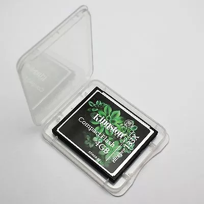 10 Pcs CompactFlash CF Card Protective Plastic Case Holder Jewel Cases • £4.14