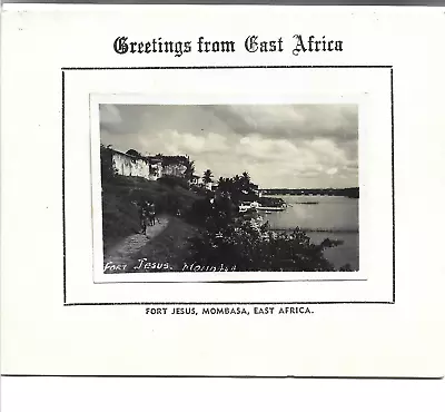 Christmas Card Fort Jesus Mombasa East Africa    ---- Real Small Photo • £2.95