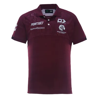 Manly Sea Eagles NRL 2024 Dynasty Players Media Polo Shirt Sizes S-7XL! • $79.95