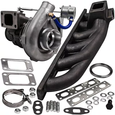 T3 Turbocharger Internal Wastegate 4 Bolt Flange Patterns +Turbo Manifold • $646.30