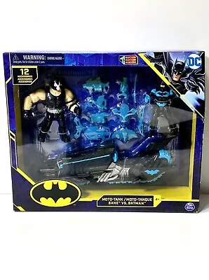 DC Comics Spin Master Batman MotoTank Vehicle 4  Bane & Batman Action Figure New • $24