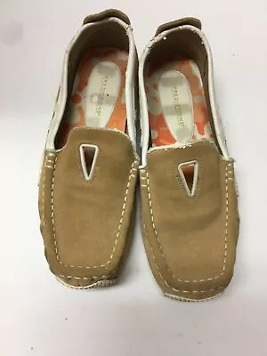 Predictions Ladies Slip On Shoe Size 7 W Beige Moccasins Style A244ss • $16.62