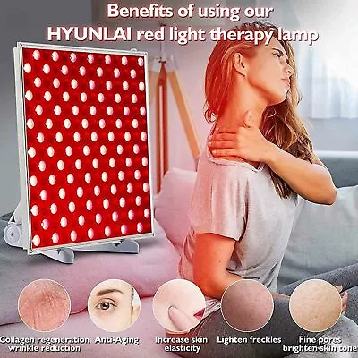 £26.39 • Buy Anti Aging Therapy Panel 660nm Near Infrared 850nm Full Body 225 Red LED Light