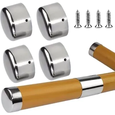 £4.71 • Buy End Cap 2 Pairs 45mm Diameter 4pcs Cover For Keeping Water Out Handrail Safe