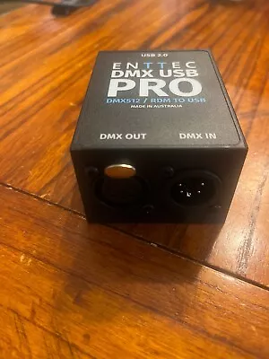 Enntec DMX USB Pro DMX Interface- (DMX512) With Cable! Open Box! • $99