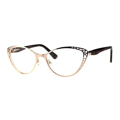 Women's Reading Glasses Magnified Readers Cat Eye Frame Spring Hinge • $10.95