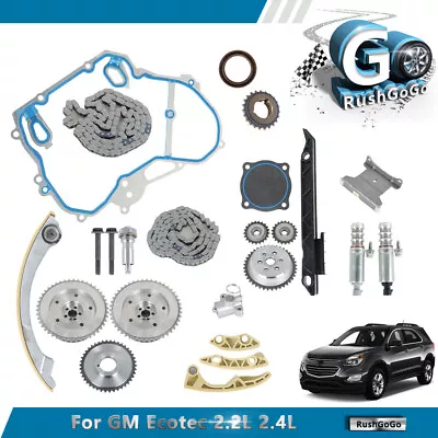 Timing Chain Kit For GM Ecotec 2.2L/2.4L VCT Selenoid Actuator Gear Cover Gasket • $119.99