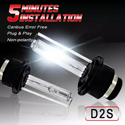2Pcs D2R 6000K White HID XENON Headlight Bulbs Low Beam Upgrand Kits • $19.99