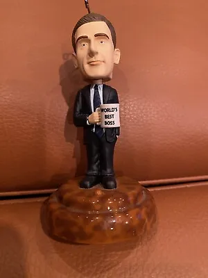 2011 Hallmark Keepsake Ornament MICHAEL SCOTT BOBBLEHEAD W/ Sound The Office • $20