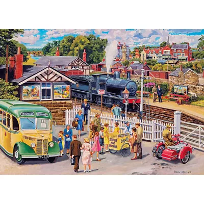 Gibsons - Treats At The Station Large Piece Puzzle 500pc • $32.99