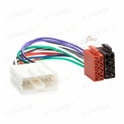 Mitsubishi ISO WIRING HARNESS Stereo Radio Plug Lead Wire Loom Connector Adaptor • $15.99