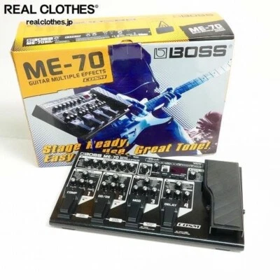 $255.55 • Buy Boss ME-70 Guitar Multi Multiple Effects Processor Pedal Black Used With Box F/S