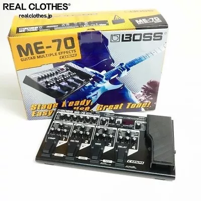 Boss ME-70 Guitar Multi Multiple Effects Processor Pedal Black Used With Box F/S • $255.55