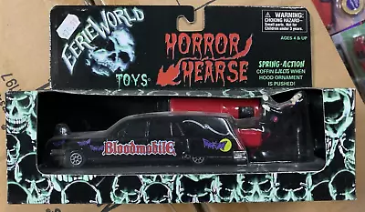 VINTAGE 1999 Eerie World Toys Horror Hearse  Bloodmobile  Spring Action Dracula • $59.94