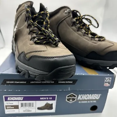 KHOMBU Men's Oliver Hiker Hiking Snow Boots ~ Brown ~ Various Sizes ! • $39.99