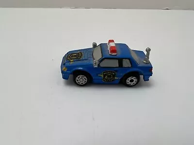 Vintage Micro Machines Michigan State Police Blue Car Galoob 1989 • $27.50