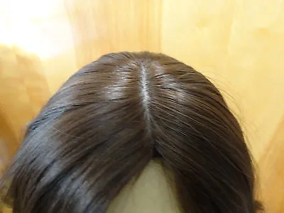 Malky Wig Sheitel European Multidirectional Human Hair Wig Large  Brown  8/6 • $1050