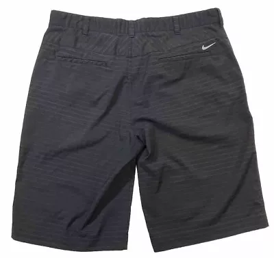 Nike Golf Dri Fit Golf Shorts Black Flat Front Men’s 34 W34 Polyester Spandex • $22.99