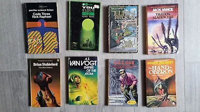£25 • Buy Classic Vintage Science Fiction/Fantasy Book Bundle X8 Good Condition!
