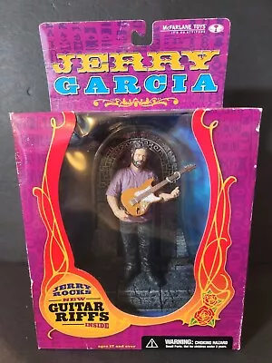 JERRY GARCIA -JERRY ROCKS DELUXE STAGE FIGURE  McFARLANE TOYS 2001 NEW SEALED • $49