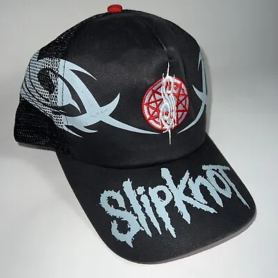 RARE Slipknot Vintage Hat 2005 Mesh Trucker All Over Print Shirt Merch Baseball • $24.99