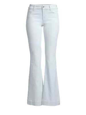 NWT J Brand Love Story In Laser Beam Stretch Bell Bottom Flare Jeans 26 X 34 • $82