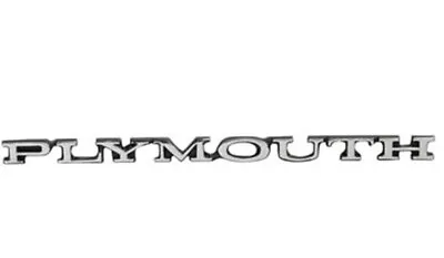 For 1970-74 Mopar Plymouth B-Body/Barracuda/Duster Header Panel Nameplate Emblem • $64.99