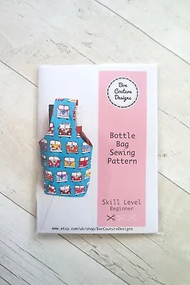   Bottle Gift Or Knitting Bag Sewing Pattern By Bon Couture Designs • £5.50