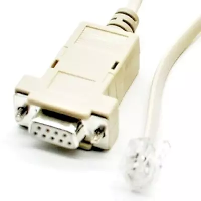 NEW RS232 Db9Pin Female To RJ11 / RJ12 6P6C LAN Network Serial Console Cable 5ft • $9.99