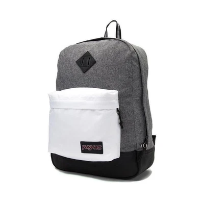 £27.94 • Buy JANSPORT SUPER FX BACKPACK BAG Black White Letterman Nylon Back Pack JSOOT64Q0FP