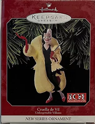 Hallmark Keepsake Ornament 1998 Cruella De Vil - Unforgettable Villains • $13.88