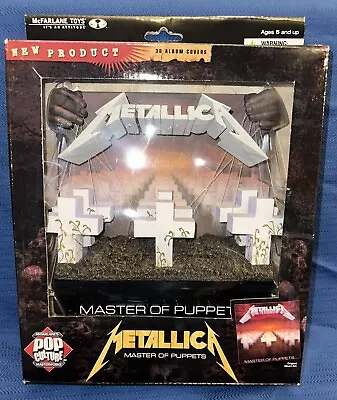 Metallica Master Of Puppets 3D Album Cover Art Pop Culture Todd Mcfarlane Toys • $60