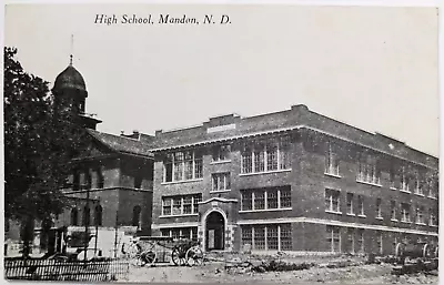 High School Mandan North Dakota ND Antique Vintage Postcard Undivided Back • $19.99